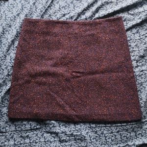 Theory Purple Wool Skirt